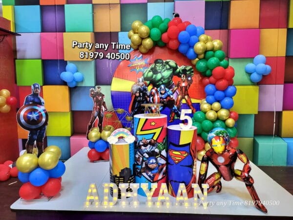 avengers theme decorations
