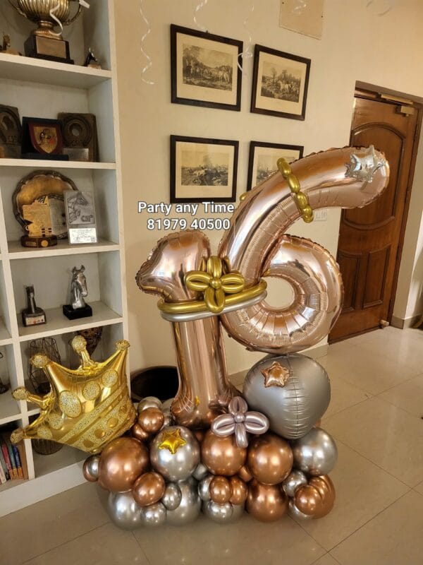 16th number bouquet