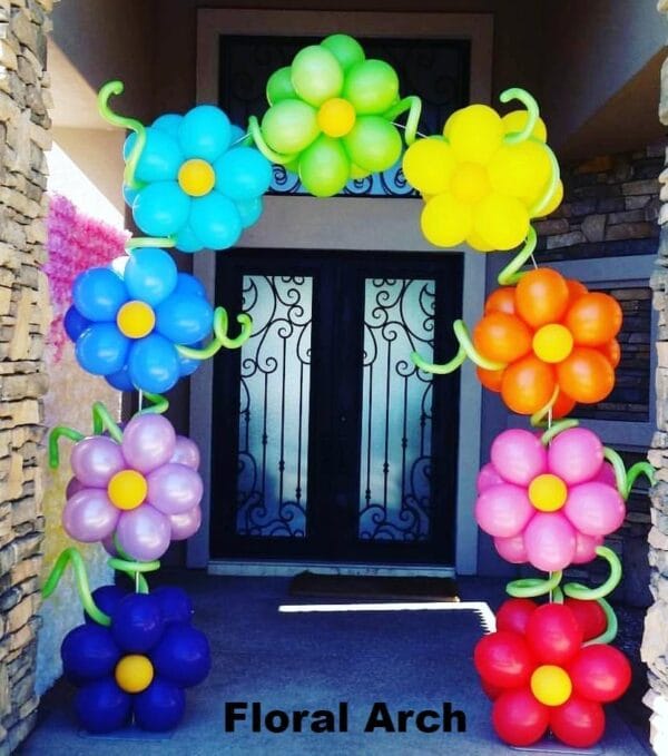 Flower Balloon Arch