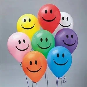 40 Smiley Balloons